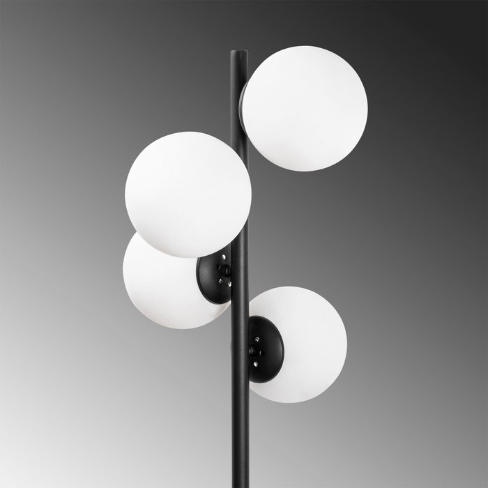 Opviq Lámpara de pie Faze-NT-115-1 en Negro